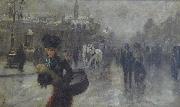 Alfred Stevens Elegants sur les Boulevards Germany oil painting artist